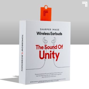 Sharper Image&reg; The Sound Of Unity Wireless Earbuds in White. View a larger version of this product image.