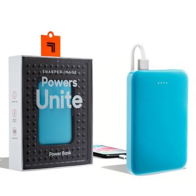 Sharper Image&reg; Impulse 1014032 Power Bank Block in Neon Blue