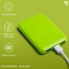Alternate image 3 for Sharper Image&reg; Impulse 1014033 Power Bank Block in Neon Green