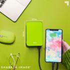 Alternate image 6 for Sharper Image&reg; Impulse 1014033 Power Bank Block in Neon Green
