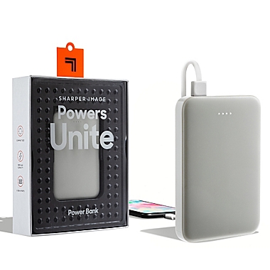 Sharper Image&reg; Impulse 1014036 Power Bank Block in Grey. View a larger version of this product image.