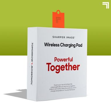 Sharper Image&reg; Wireless Charging Pad in Neon Green. View a larger version of this product image.