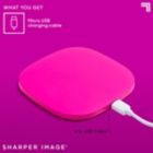 Alternate image 4 for Sharper Image&reg; Wireless Charging Pad in Neon Pink