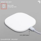 Alternate image 4 for Sharper Image&reg; Wireless Charging Pad in White