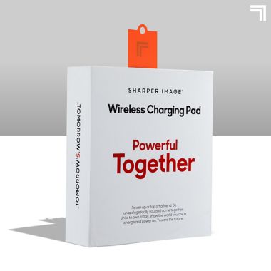 Sharper Image&reg; Wireless Charging Pad in White. View a larger version of this product image.