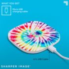 Alternate image 4 for Sharper Image&reg; Wireless Charging Pad in Tie Dye
