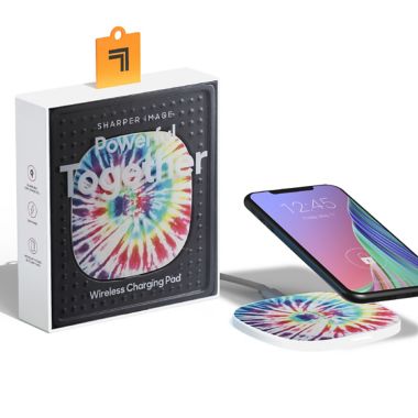 Sharper Image&reg; Wireless Charging Pad in Tie Dye. View a larger version of this product image.