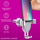 Alternate image 3 for Sharper Image&reg; Car Phone Holder Cradle in Grey