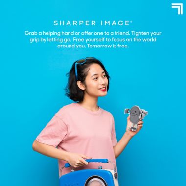 Sharper Image&reg; Car Phone Holder Cradle in Grey. View a larger version of this product image.