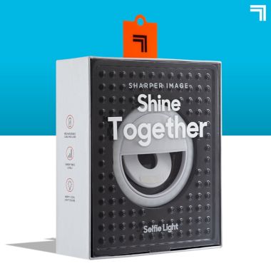 Sharper Image&reg; Selfie Light in White. View a larger version of this product image.