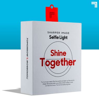 Sharper Image&reg; Selfie Light in White. View a larger version of this product image.