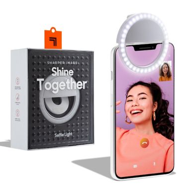 Sharper Image&reg; Selfie Light in White. View a larger version of this product image.