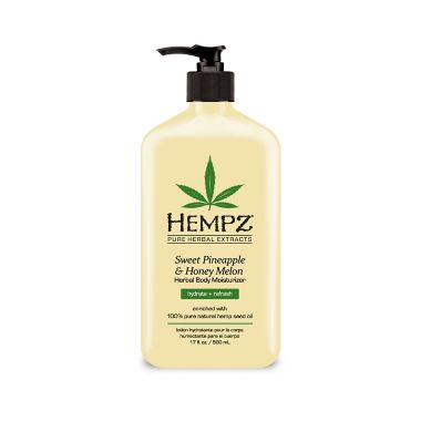 Hempz Hydrate Refresh Herbal Body Moisturizer in Sweet Pineapple/Honey Melon. View a larger version of this product image.