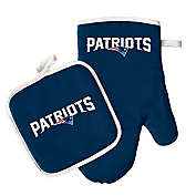 NFL New England Patriots Oven Mitt and Pot Holder Set