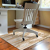Bungalow Flooring Barnboard 3&#39; x 4&#39; Desk Chair Mat in Khaki