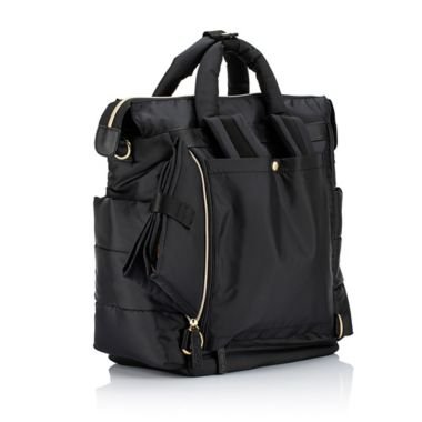 Itzy Ritzy&reg; Dream Convertible&trade; Diaper Bag in Midnight Black. View a larger version of this product image.