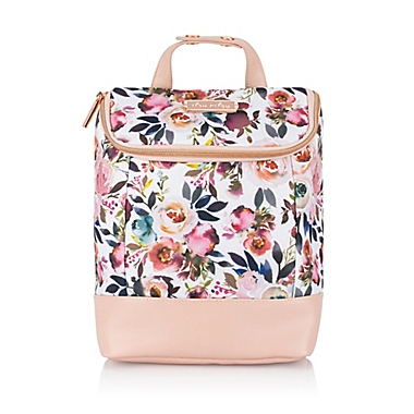 Itzy Ritzy&reg; Chill Like A Boss&trade; Bottle Bag in Blush Floral. View a larger version of this product image.