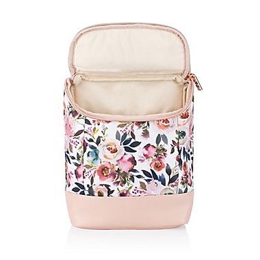Itzy Ritzy&reg; Chill Like A Boss&trade; Bottle Bag in Blush Floral. View a larger version of this product image.