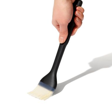OXO Good Grips&reg; Small Silicone Basting Brush in Black. View a larger version of this product image.