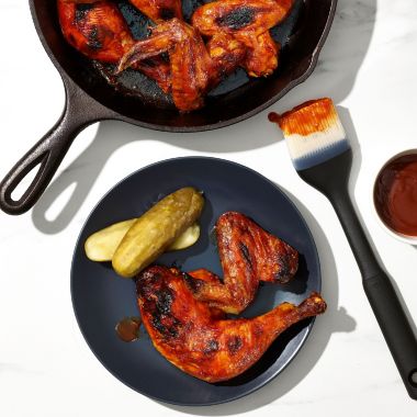 OXO Good Grips&reg; Small Silicone Basting Brush in Black. View a larger version of this product image.