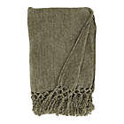 Alternate image 2 for Saro Lifestyle Knotted Chenille Throw Blanket in Sage