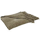 Alternate image 0 for Saro Lifestyle Knotted Chenille Throw Blanket in Sage