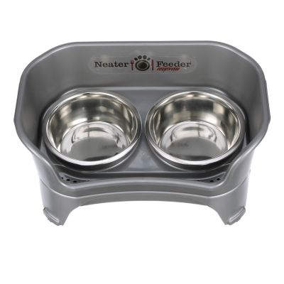 Neater Pet Brands&reg; Neater Feeder Express Large Dog Bowls in Gunmetal Grey