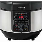 Alternate image 1 for Starfrit&reg; 8.5 qt. Electric Pressure Cooker in Stainless Steel/Black