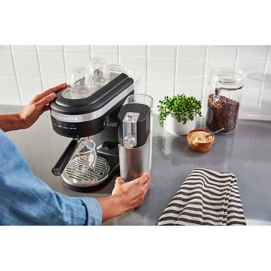 KitchenAid&reg;Automatic Milk Frother Attachment in Matte Black. View a larger version of this product image.