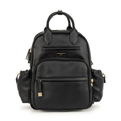 JuJuBe&reg; Million Pockets Faux Leather Diaper Backpack