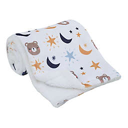 NoJo® Goodnight Sleep Tight Baby Blanket in White