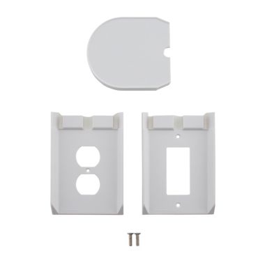 Bluelounge SocketStation Smart Hub Shelf in White. View a larger version of this product image.