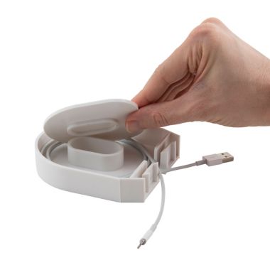 Bluelounge SocketStation Smart Hub Shelf in White. View a larger version of this product image.