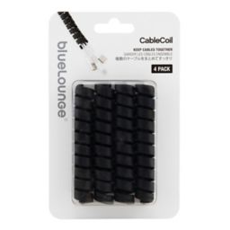 Bluelounge® 4-Pack CableCoil in Black