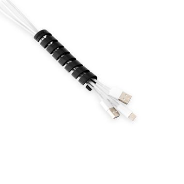 Bluelounge&reg; 4-Pack CableCoil in Black. View a larger version of this product image.