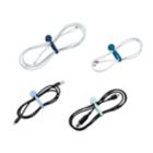Alternate image 4 for Bluelounge&reg; MagWrap&trade; 4-Pack Magnetic Cable Ties in Blue