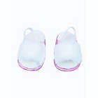 Alternate image 1 for Stepping Stones Size 0-3M Faux Fur Slipper in White
