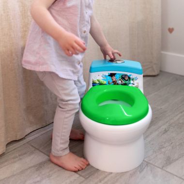 The First Years Disney Pixar&reg; Toy Story&trade; Potty and Trainer Seat in Green. View a larger version of this product image.