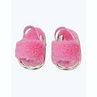 Alternate image 1 for Stepping Stones Size 0-3M Faux Fur Slipper in Coral