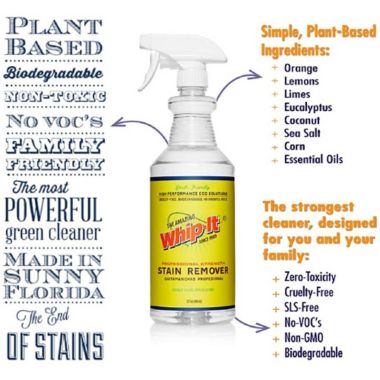 The Amazing Whip-It&reg; 32 oz. Multi-Purpose Stain Remover. View a larger version of this product image.
