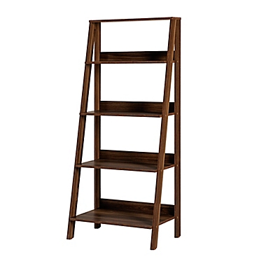 Forest Gate&trade; 55-Inch Modern Ladder Bookcase in Walnut. View a larger version of this product image.