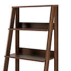 Alternate image 3 for Forest Gate&trade; 55-Inch Modern Ladder Bookcase in Walnut