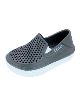 Gerber&reg; Size 0-3M Slip-On Sneaker in Grey