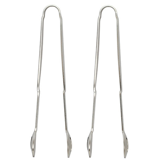 RSVP Endurance Stainless Steel Mini Locking Tongs Pack of 2 6 ½ Inches