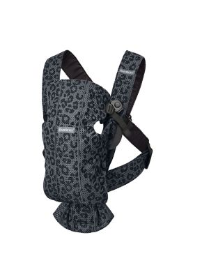 BABYBJ&Ouml;RN Baby Carrier Mini 3D Mesh in Anthracite Leopard
