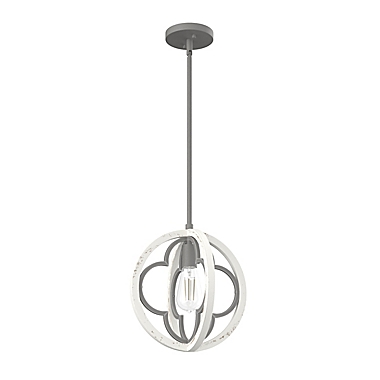 Hunter&reg; Gablecrest 1-Light Pendant in Concrete. View a larger version of this product image.