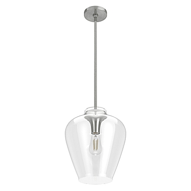 Hunter&reg; Vidria Pendant Light in Brushed Nickel. View a larger version of this product image.