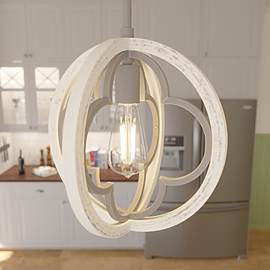 Hunter&reg; Gablecrest 1-Light Pendant in Concrete. View a larger version of this product image.