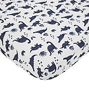 carter&#39;s&reg; Dino Adventure Fitted Crib Sheet in Navy