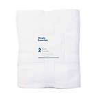 Alternate image 3 for Simply Essential&trade; Cotton 2-Piece Bath Towel Set in Bright White